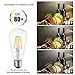 LVWIT ST21 LED Filament Bulb 7W(60 Watt Equivalent) Dimmable 2700K Warm White Vintage Edison Light Bulb E26 Medium Base (6-Pack)