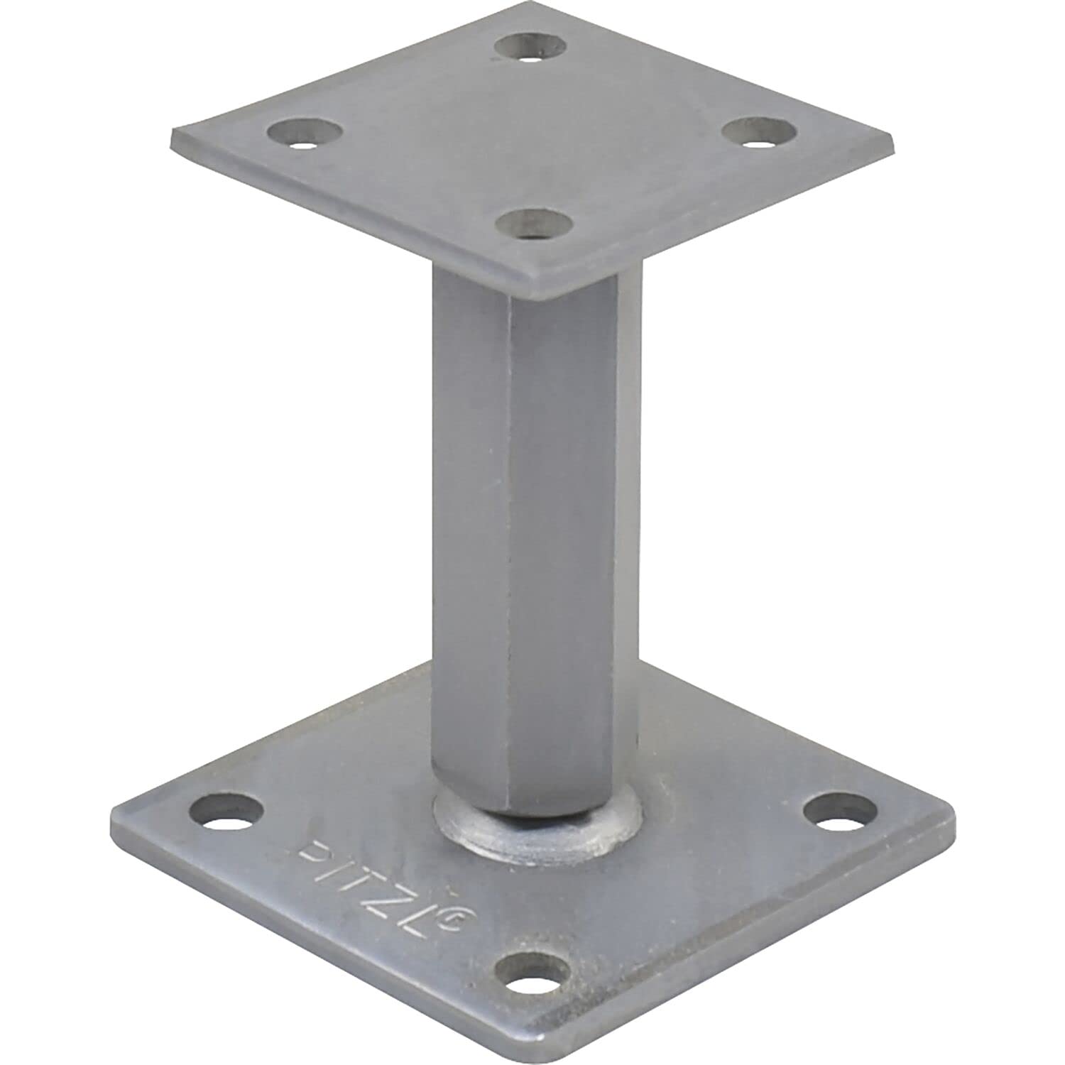 mgn-store PITZL Post Holder Type 10980.0080 ZiNiP Coated Right/Left, Silver