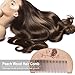 Walmeck Wooden Hair Comb Man’s Beard Comb Anti-static Male Mini Facial Hair Beard Comb Wood Massage Comb