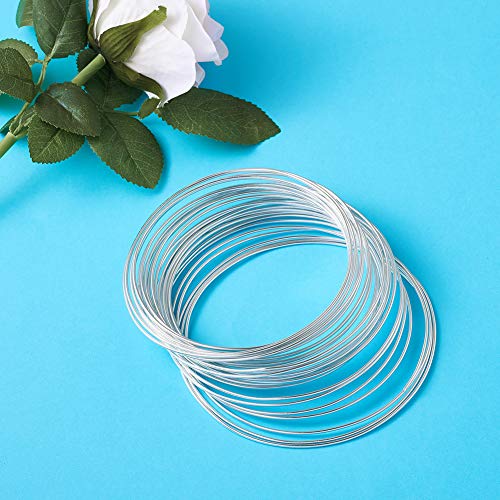 Fashewelry Aluminum Wire Beading Craft Wire Jewelry Findings DIY for Jewelry Making Accessories 1.5mm (16 Gauge), 10m/roll (Silver)