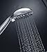 Aquarius Mist Handheld Shower Head With Hose (Extra Long) Spa Grade High Pressure Hand Held Showerhead Wand With 6 Spray Settings – Adjustable Mount Holder & Teflon Tape (Chrome)