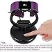 Zacro Fitbit Charge 2 Charger, Fitbit Charge 2 Charging Stand, Fitbit Charge 2 Charger Accessory, 2 in 1 Charger Stand for Fitbit Charge 2 and Universal Cell Phone-Black