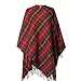 Edinburgh 100% Lambswool Scottish Tartan Long Cape
