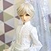 9-10 Inch 1/3 High-Temperature Wig Boy Man Short Blonde BJD Doll Hair Wigs with Bangs Fashion Stylish Hair