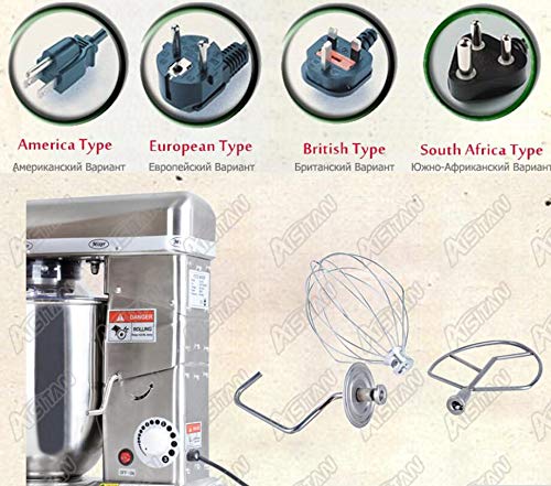 Electric commercial kitchen planetary food mixer blender mixer egg beater milk shaker bread spiral dough mixer machine