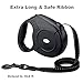 URPOWER 16.4 Feet Nylon Retractable Dog Leash with Nylon Ribbon Cord, Hand Grip, One Button Brake & Lock for Medium Dogs
