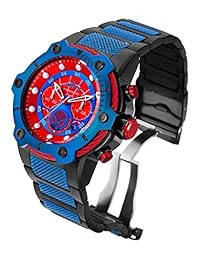 Invicta Marvel - Reloj de cuarzo para hombre con correa de acero inoxidable, dos tonos, 26,5 (modelo: 25782)