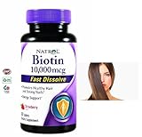 Vitaminas Para La Perdida Del Cabello- 10,000mcg - 60 Tabletas - Crecen y Fortalecen El Pelo