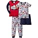 Gerber Boys' Four-Piece Cotton Pajama Set