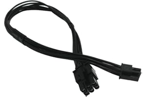 COMeap Mini 6 Pin to 6 Pin PCI Express Video Card Power Adapter Cable for Mac Pro G5 14-inch(35cm)(Pack of 2)