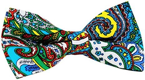 ST34 Brand New Multi-colored Colorful Paisley Tuxedo Bow ties for MEN bb816(4.6"x 2.3")