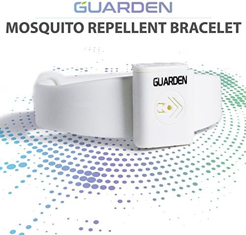 GUARDEN Mosquito Repellent Bracelet Ultrasonic Repeller - Keep Mosquitoes Away with a Non Toxic Bug Away Wristband - 2018 Best Travel Essentials and Camping Accessories