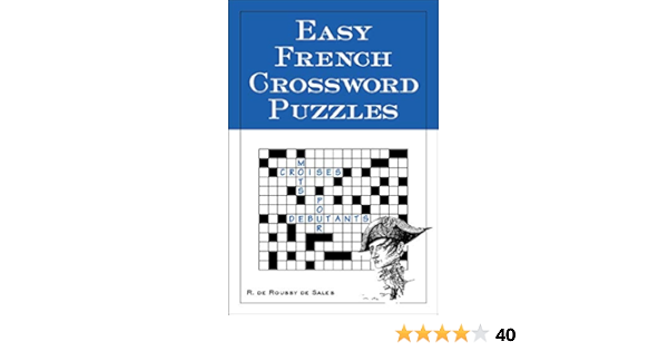 easy french crossword puzzles language french english and french edition sales r 9780844213309 amazon com books easy french crossword puzzles language french english and french edition sales r 9780844213309 amazon com books