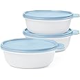 Tupperware Modular 2.5 Cup 3-Bowl Food Storage Set With Lids, Dishwasher Safe and BPA Free (3 Containers, 3 Lids)