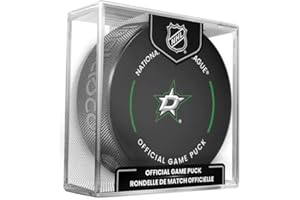 OFFICIALLY LICENSED Dallas Stars Official Game Hockey Puck with Holder