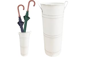 HONDONY Metal Umbrella Stand Rack, Metal Umbrella Holder for Entryway, Free Standing Canes Walking Sticks Storage Holders Metal Floor Vase for Home Office