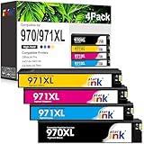 970xl/971xl Cartuchos De Tinta De Reposição, Compatíveis Para HP OfficeJet Pro X451DN X451DW