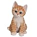 Pacific Giftware Realistic and Cute Orange Tabby Kitten Collectible Figurine Amazing Detail Glass Eyes Hand Painted Resi