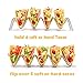 Taco Holder, Taco Rack Holders ,Good Taco Shell Holder Stand on Table , Hold 4 or 5 Hard or Soft Shell Tacos, Safe for Baking taco Truck Tray- Set of 4