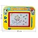LUPRES Magnetic Drawing Board for Kids - Erasable Colorful Classic Doodler with 2 Stampers and Pen, Travel Size Doodle Board