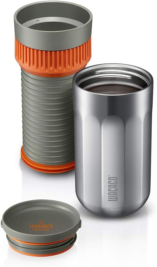 WACACO Pipamoka Portable Coffee Maker, Mini Travel Coffee Machine, Insulated Travel Mug, All-in-one Vacuum Pressured - Image 4