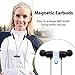 Bluetooth Headphones, FKANT Magnetic Wireless Headphones V4.2 Flexible Neckband Bluetooth Earphones Earbuds Sports Sweatproof Noise Canceling Headset with Mic Compatible for iPhone Xs Xr X 8