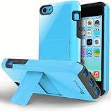 GreatShield Legacy Series Ultra Slim Fit Dual Layer Hybrid Case with Kickstand for Apple iPhone 5 / 5S / 5C (Blue)