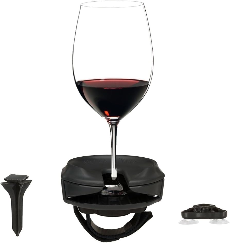 Bella D'vine Outdoor Wine Glass Holder for Stemless & Stemware