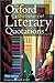 The Oxford Dictionary of Literary Quotations by
