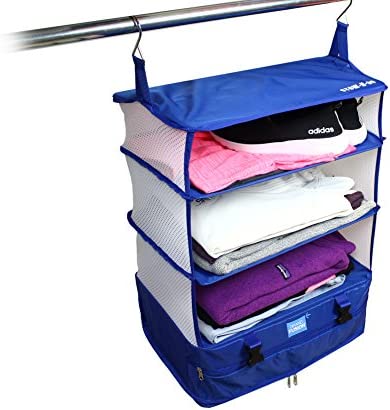 packable shelves suitcase organizer