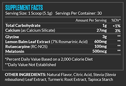Legion Lunar Natural Sleep Aid Supplement - Herbal Sleeping Aids for Insomnia Relief & to Fall Asleep Fast. with Melatonin, L-Glycine, Lemon Balm Extract & Rutaecarpine. Safe & Healthy. 30 Svgs.