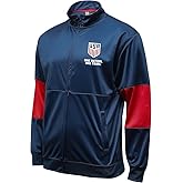 Icon Sports Officially Licensed US Soccer Federation Track Jacket - Unisex Adult