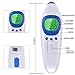 Fxexblin Medical Forehead Thermometer, Digital Infrared Thermometer with Fever Indicator, Suitable for Baby, Infants, Toddlers and Adult CE&FDA Approved (Blue and White)