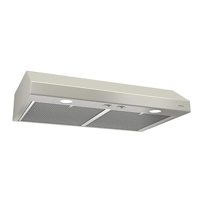 Broan-NuTone BCSD130BC Glacier Range Hood with Light