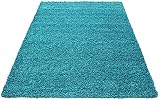 Prime Plus Extra Thick Shaggy Rug Teal Blue 160 x 230 cm view 2