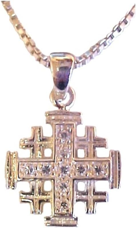 Wholesale Christian Gifts Jerusalem Cross With Zircons