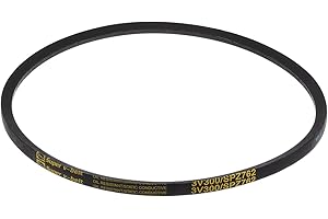 uxcell 3V300 Rubber V Belt 30" Length x 0.38" Width x 0.31" Thick, Industrial Power Transmission Belt