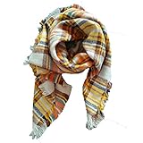 Summer Mae Kids Girls Boys Stylish Warm Plaid Scarf Gorgeous Wrap Shawl