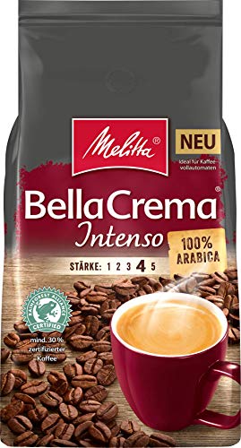 Melitta BellaCrema Intenso, ganze Kaffeebohnen, Stärke 4, 1kg – Bild 3