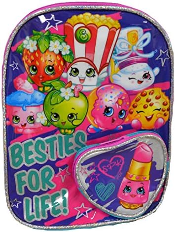 Shopkins Little Girls 10in Backpack Besties For Life