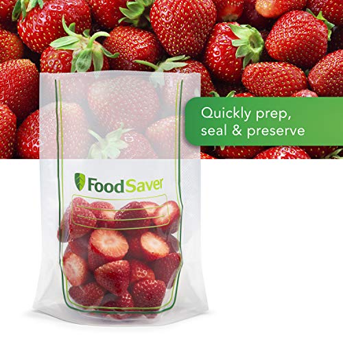 FoodSaver Easy Fill Vacuum Sealer Bags, 1 QUART & 1 GALLON