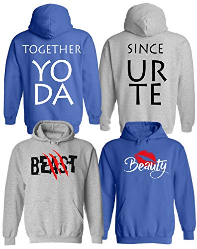 couple hoodies with date
