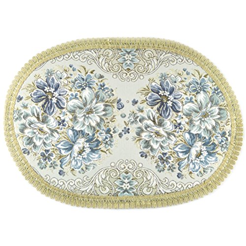 1pc placemat bluetop classic luxury elegant embroidery …