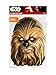 Chewbacca Official Star Wars Paper Cardboard Mask