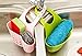 WillsCase Plastic Kitchen Sink Sider Faucet Caddy Organizer Sponge Holder Rack Space-saving Hanging Storage Bag- Blue