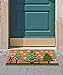 Christmas Tree Welcome Mat for Front Door, Natural Coir (30 x 17 in)