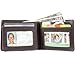 Big Skinny L-Fold Passcase Slim Wallet, Holds Up to 30 Cards, Brown