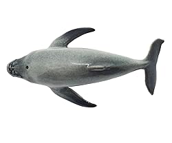 WitnyStore Tiny 2⅞" Long Grey Humpback Whale