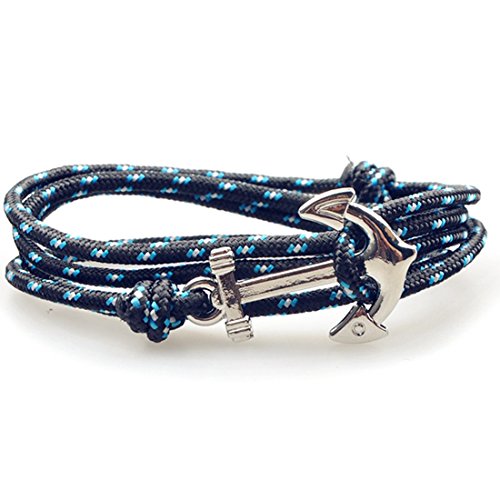 Sweetie 8 unisex men s women s silver nautical anchor n…