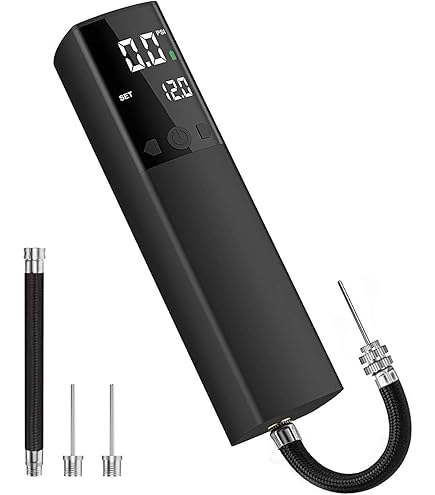 Pompe à Air électrique Rechargeable FORZA - Numérique Avec Lampe LED - Pour Ballons Camping